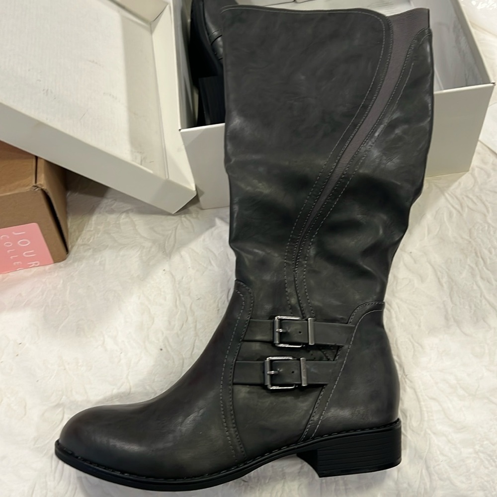 Women's grey style & co tall boot size 9.5